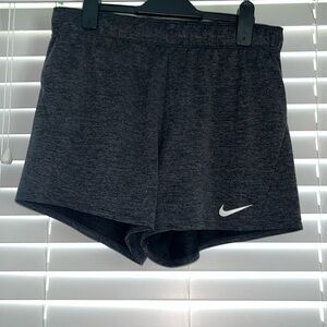 Nike dark grey cotton 3in shorts